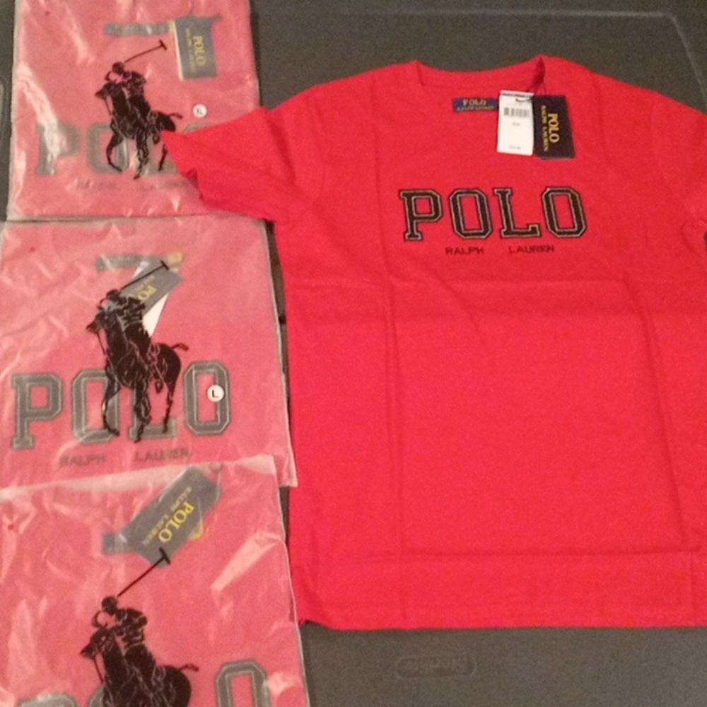 Brand new mens Ralph Lauren polo tees
